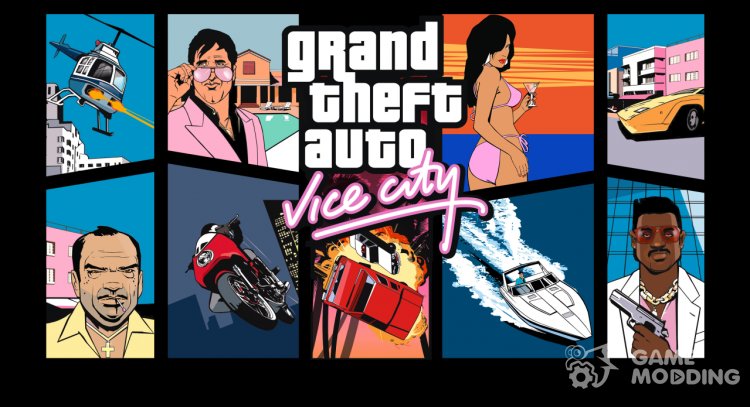 Original HD Loading Screen for GTA VC for GTA Vice City