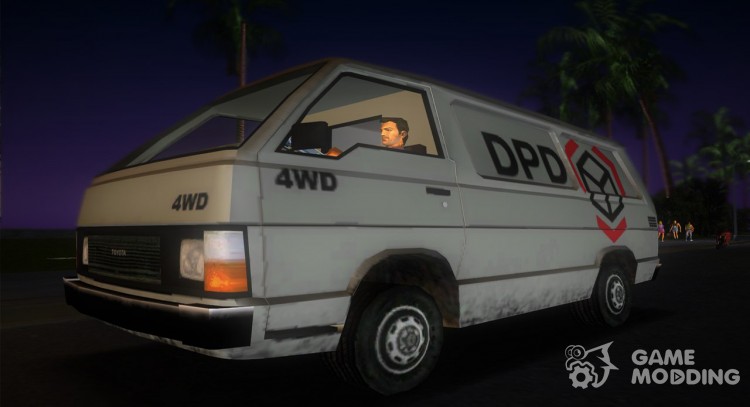Toyota Hiace DPD ' 86 for GTA Vice City