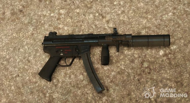 La insurgencia MP5K Sonidos Silenciados para GTA San Andreas