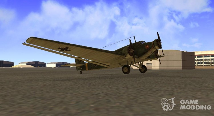 Junkers Ju-52 для GTA San Andreas