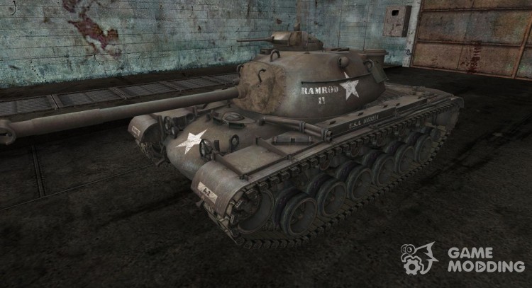 Skin for M48A1 for World Of Tanks