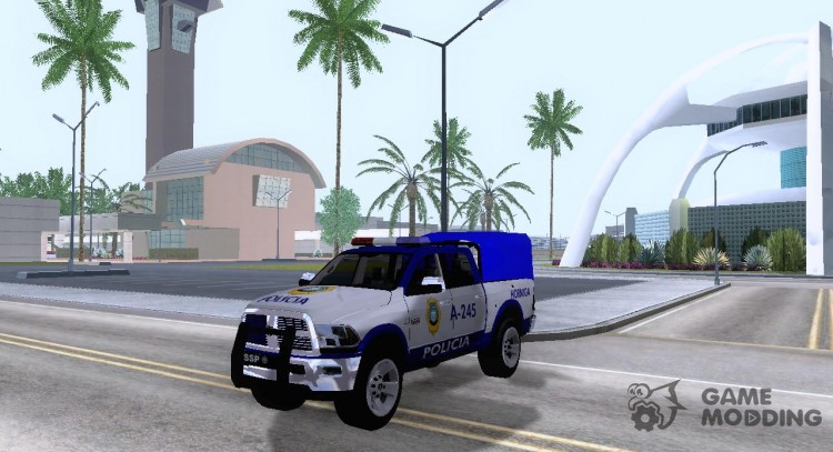 Dodge Ram Police México for GTA San Andreas