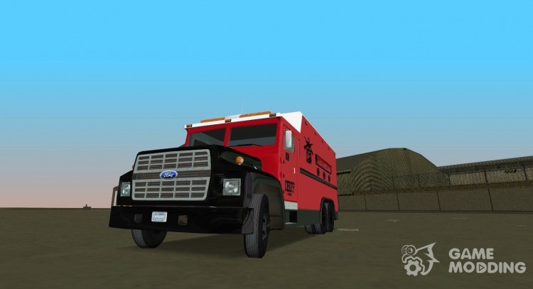 Ford F-800 1988 Security Car for GTA Vice City