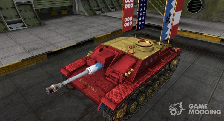 Remodelación para el StuG III (chicas y panzer) para World Of Tanks