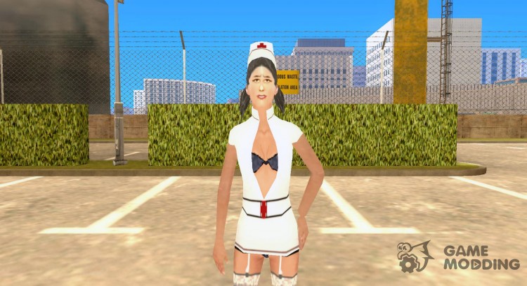 Girlz Medic in Grove для GTA San Andreas