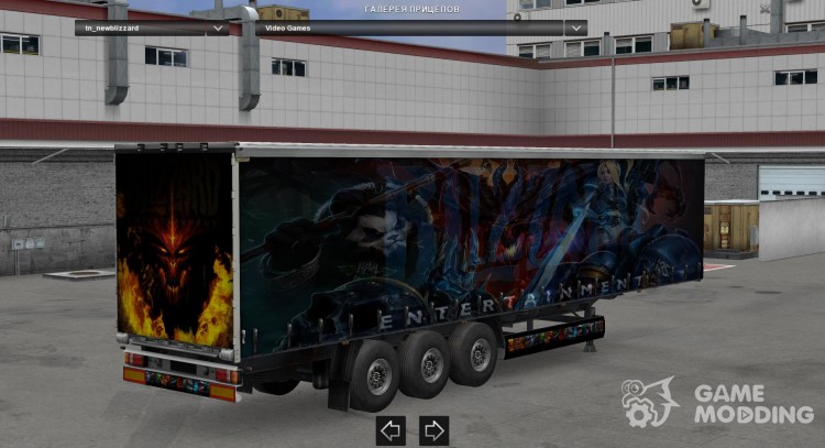 New Blizzard Trailer made by LazyMods para Euro Truck Simulator 2