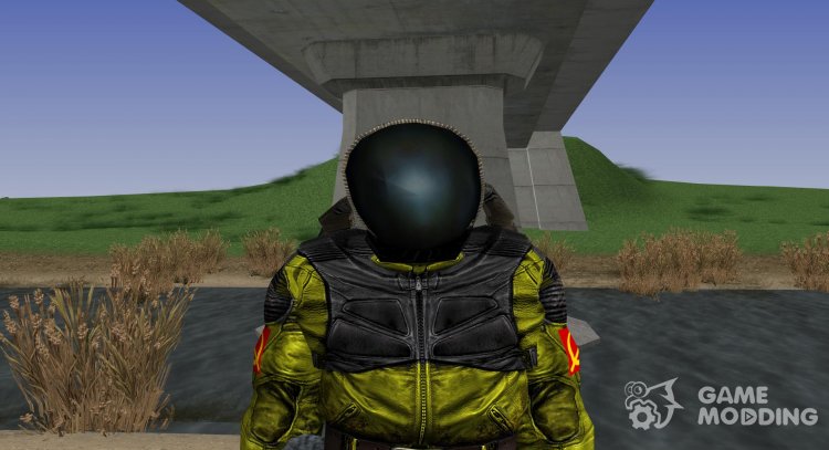 Miembro de la agrupación juventud comunista, en el mono de S. T. A. L. K. E. R para GTA San Andreas