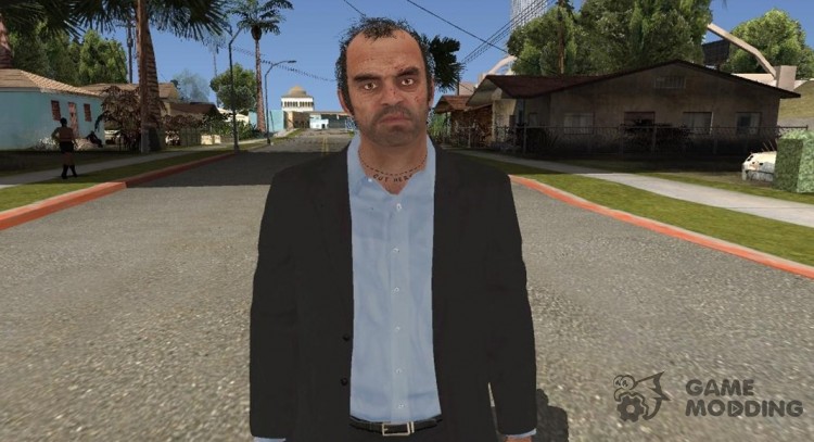 GTA V Trevor Coal Suit para GTA San Andreas