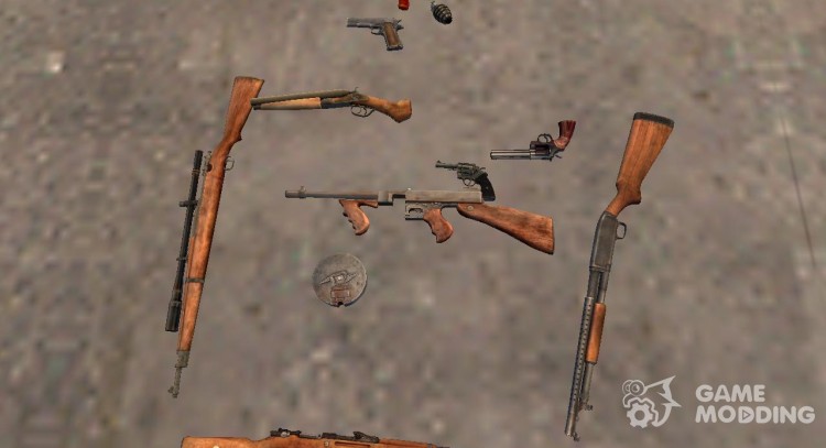 Pak quality weapons for Mafia: The City of Lost Heaven