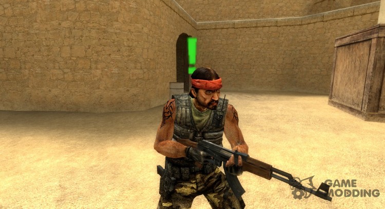 RedRaven's Enhanced Guerilla Skin for Counter-Strike Source