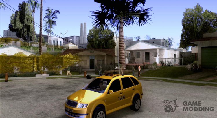 Skoda Fabia Combi Taxi para GTA San Andreas