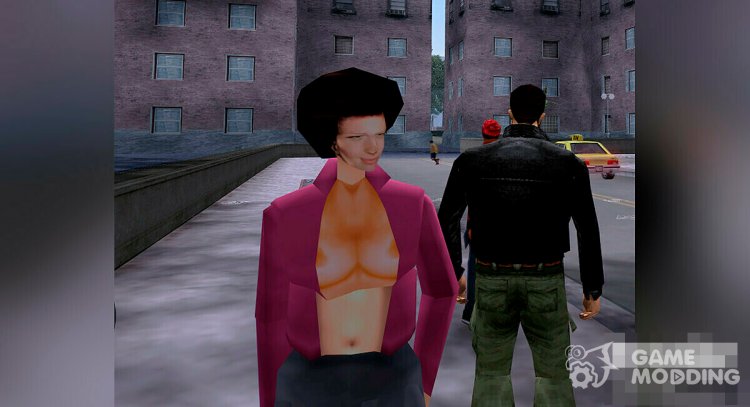 Skin Anna Khilkevich instead of a prostitute for GTA 3