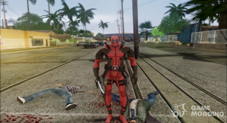 Classic Deadpool The Game Cable para GTA San Andreas