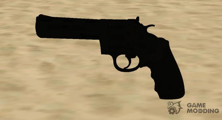 Colt 357 (Versión Negra) para GTA San Andreas