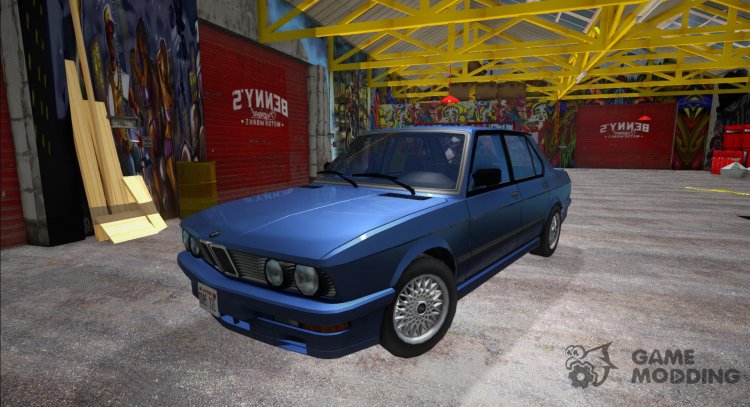BMW 5-Series (E28) 1988 (SA Style) для GTA San Andreas
