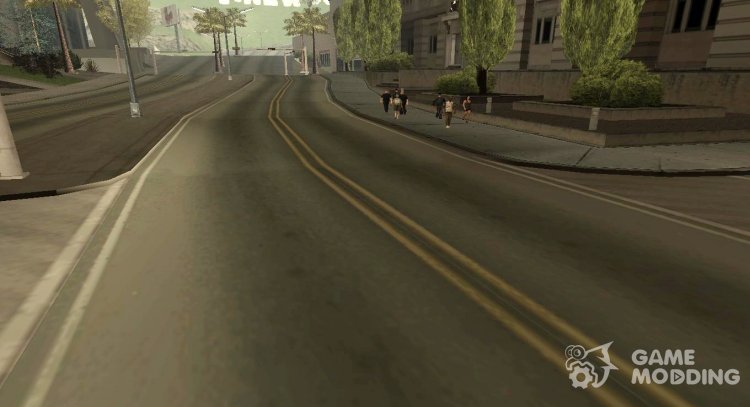 Текстуры дорог из версии с PS2 для GTA San Andreas