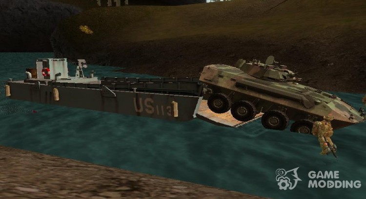 Десантный корабль для GTA San Andreas