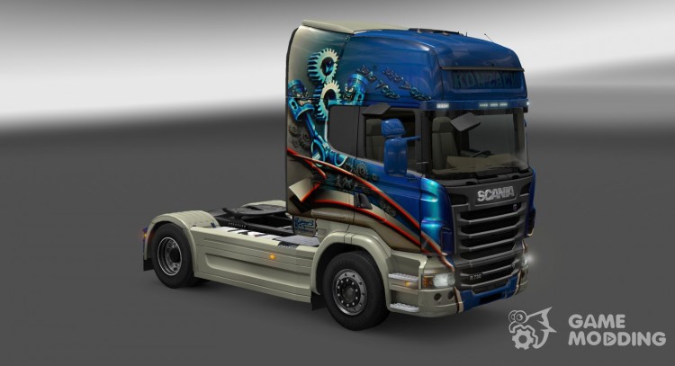 Skin ' Konzack ' Scania R for Euro Truck Simulator 2