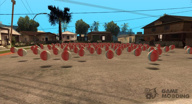 Мячики на grove street для GTA San Andreas