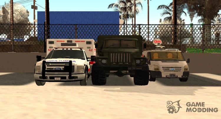 Pak special services for GTA San Andreas