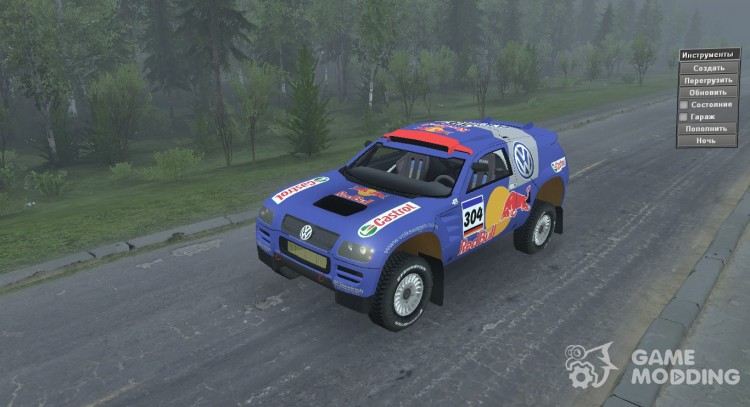 Volkswagen Touareg Rally Old for Spintires 2014