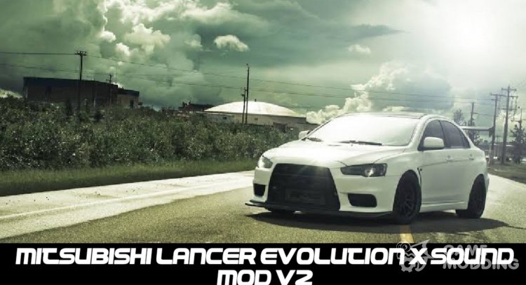 Mitsubishi Lancer Evolution X De Sonido Mod V2 para GTA San Andreas
