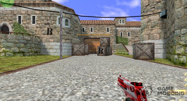 Красный Дигл для Counter Strike 1.6