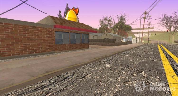 Изменённая деревня "Сосна Ангела" для GTA San Andreas