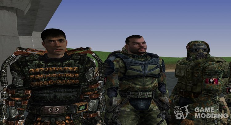 Group Brigade of Th of S. T. A. L. K. E. R for GTA San Andreas