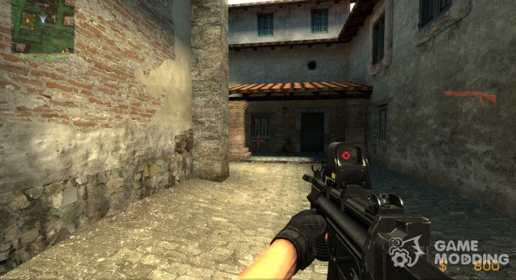 MP5K PDW mira Eotech para Counter-Strike Source