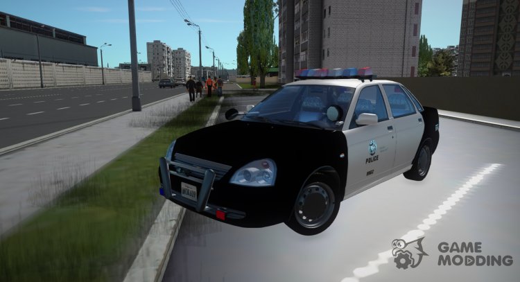 ВАЗ 2170 Lada Priora Police USA для GTA San Andreas