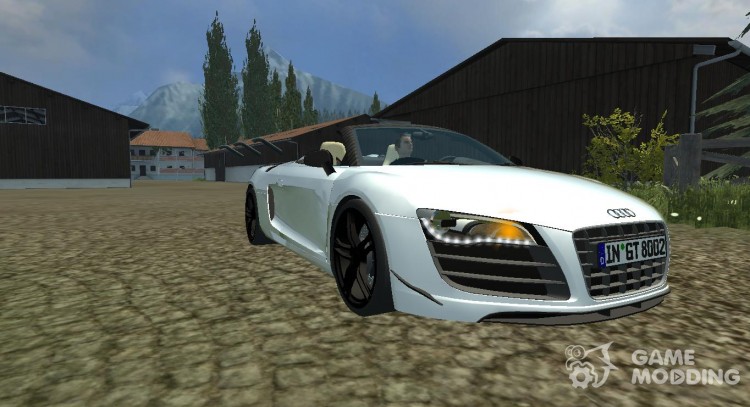 El Audi R8 Spider v 1.1 para Farming Simulator 2013