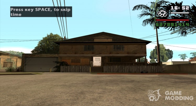 Sleep in Johnson's House (+Saving Game) для GTA San Andreas