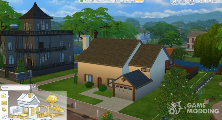 Дом Симпсонов для Sims 4