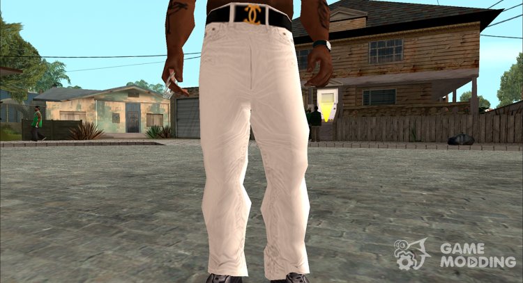 Jeans de moda blancos para GTA San Andreas