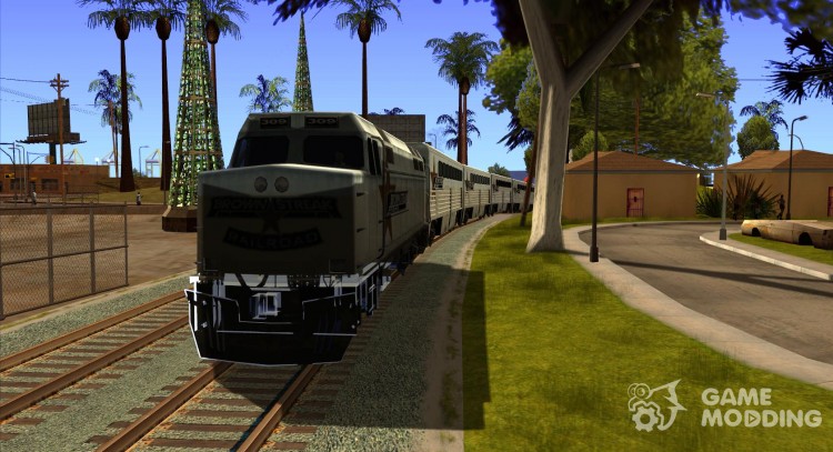 Длинные поезда для GTA San Andreas