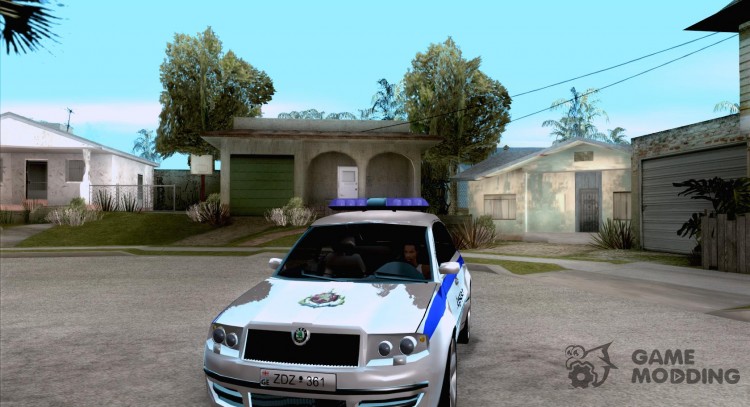 Skoda excelente GEO policía para GTA San Andreas