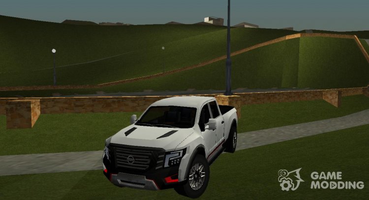 Nissan Titan Warrior 2020 Lowpoly для GTA San Andreas