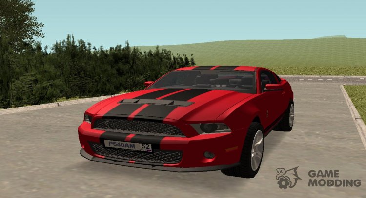 Ford Shelby GT500 2010 for GTA San Andreas