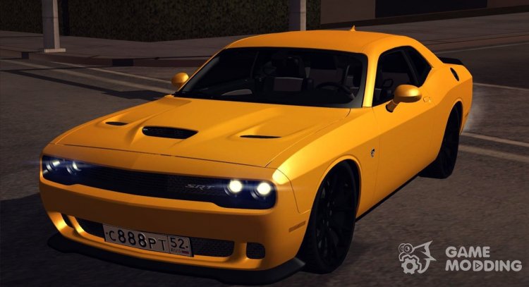 El Dodge Challenger SRT Hellcat para GTA San Andreas