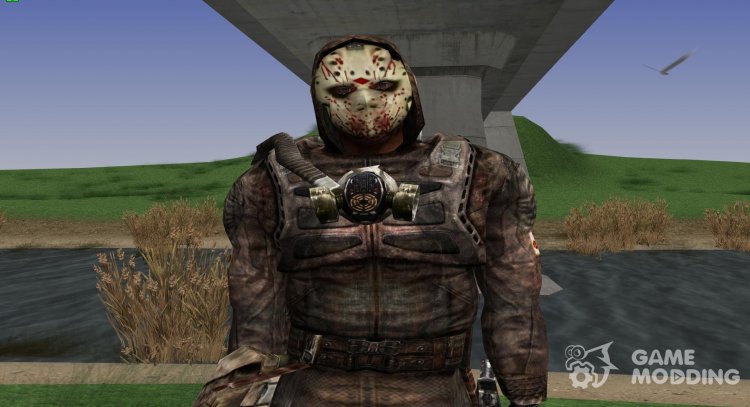 Член группировки Клоуны в маске из S.T.A.L.K.E.R v.2 для GTA San Andreas