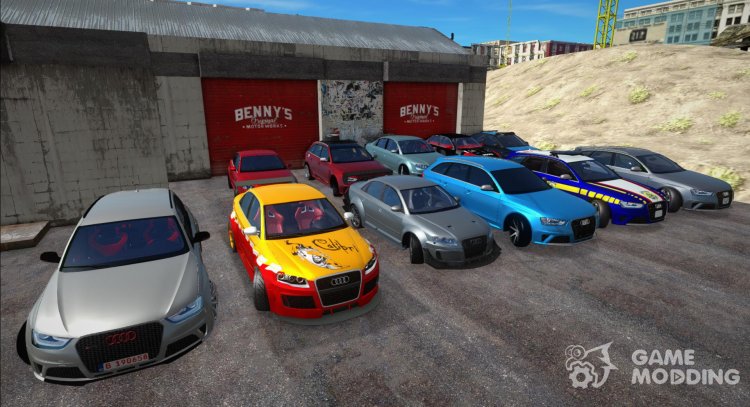 Audi RS4 Car Pack (All models) for GTA San Andreas