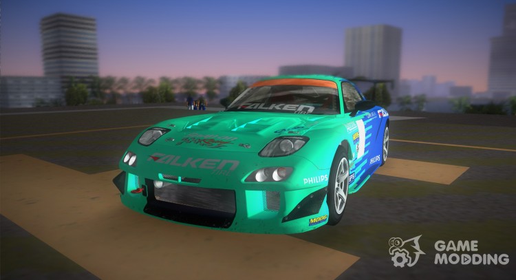 Mazda RX-7 FD3S RE Amemiya (Racing Car Falken) for GTA Vice City