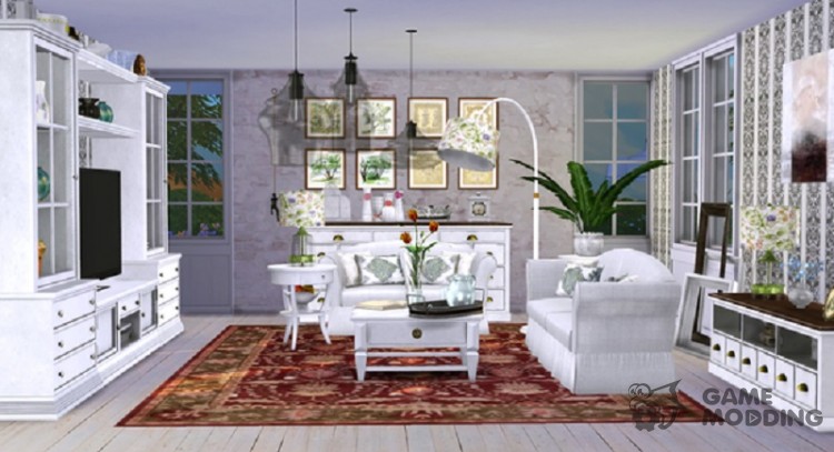 Living Pottery Barn for Sims 4