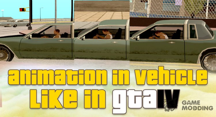 Анимация при торможении как в GTA4 для GTA San Andreas