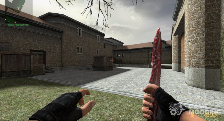Эрик кровавый красный тигр нож для Counter-Strike Source