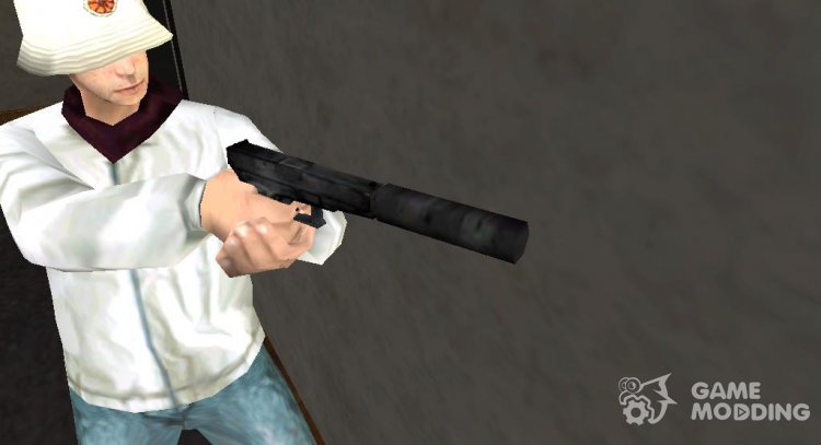BETA Silinced Pistol для GTA San Andreas