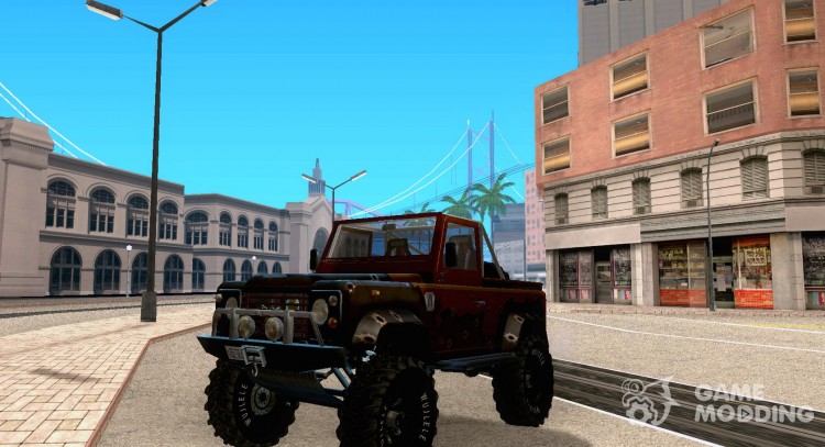 Land Rover Defender Extreme Off-Road для GTA San Andreas