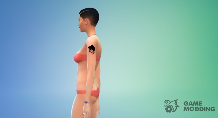 Татуировки Western Zodiac Tattoos для Sims 4