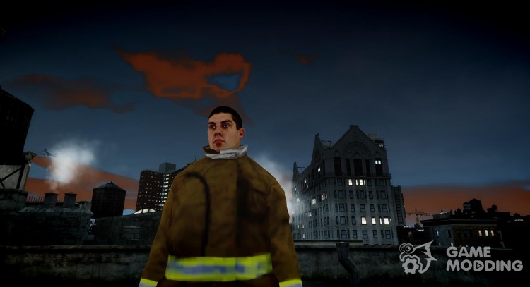 Пожарный (GTA 5) для GTA 4